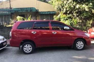 2014 Toyota Innova 2500E DSL Manual Red For Sale 