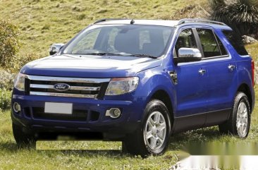 Ford Everest 4x2 hatchback Blue Color 2013 model