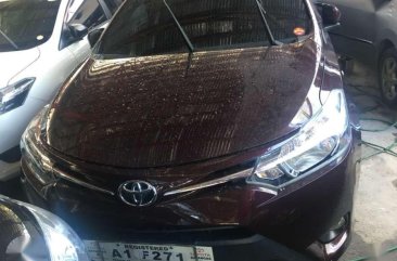 2017 Toyota Vios 1.3 E Blackish Red Manual Transmission for sale