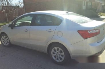 Kia Rio EX Sedan 2014 Silver Color