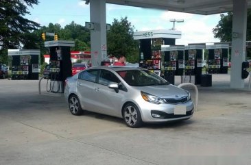 Kia Rio EX Sedan 2014 Silver Color