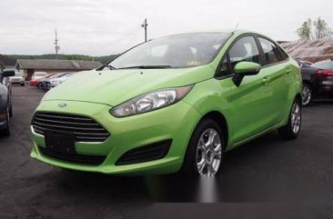 Ford Fiesta Color Green model 2014