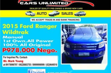 2015 Ford Ranger Wildtrak CARS UNLIMITED Auto Sales