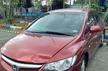 Honda Civic Model 2007 Red Sedan For Sale 