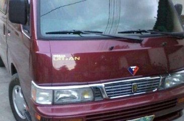Nissan Urvan 2010 Well Maintained Red Van For Sale 
