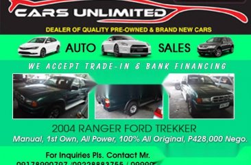 2004 RANGER FORD TREKKER CARS UNLIMITED Auto Sales
