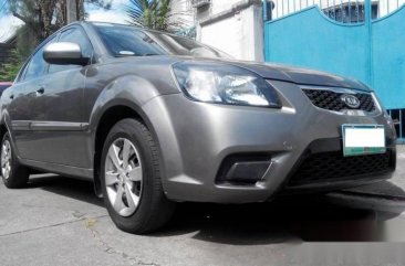 KIA RIO LX Sedan Color Gray 2011 model
