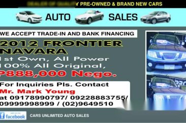 Well-kept Frontier Navara 2012 for sale