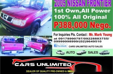 Well-kept Nissan Frontier 2005 for sale