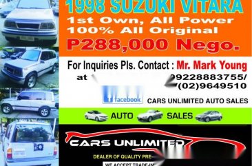 Good as new Suzuki Vitara 1998 for sale