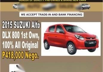 2015 SUZUKI Alto DLX 800 FOR SALE 