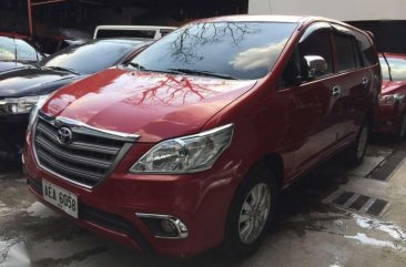 2014 Toyota Innova E DSL Manual Red For Sale 