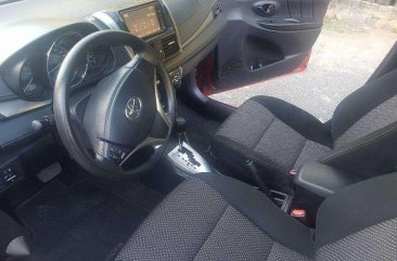 2015 Toyota Vios 1.3 E AT Red Sedan For Sale 