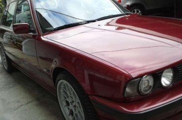 1994 BMW 525i Very fresh Red Sedan For Sale 