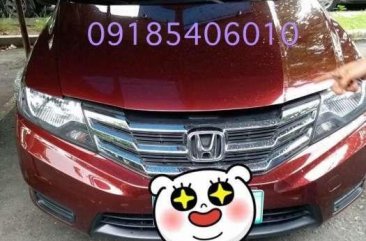 Honda City 2013 Manual Red Sedan For Sale 