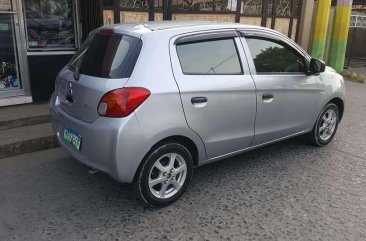 Mitsubishi Mirage GLX 2014 Silver HB For Sale 