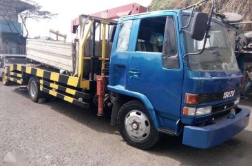 isuzu Dropside Elf 2004 4be1 NPR 14ft Self loader forward