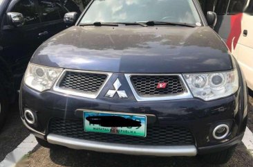 2013 Mitsubishi Montero GLS V Blue For Sale 