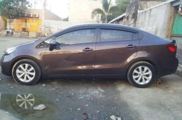 Kia Rio 2012 Matic Brown Sedan For Sale 