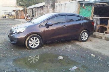 Kia Rio 2012 Matic Brown Sedan For Sale 