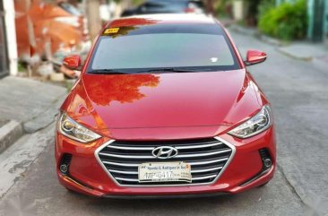 Hyundai Elantra 2017 Red Sedan For Sale 