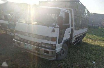 isuzu Dropside Elf 2004 4be1 NPR 14ft Self loader forward