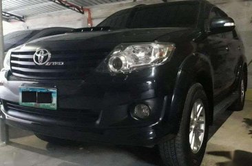 Toyota Fortuner G 2013 Bluish Black Diesel Automatic Pampanga Area