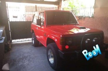 Mitsubishi Pajero 3 door Gen 1 Red For Sale 