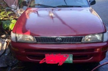 Toyota Corolla Big Body 1996 MT Red For Sale 