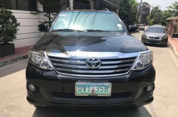 2012 Toyota Fortuner GAS AT Black SUV For Sale 