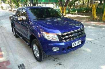 2014 Ford Ranger XLT Manual Blue Pickup For Sale 