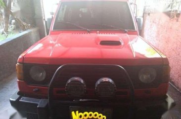 Mitsubishi Pajero 3 door Gen 1 Red For Sale 