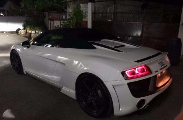 Audi R8 Spyder Convertible V10 White For Sale 