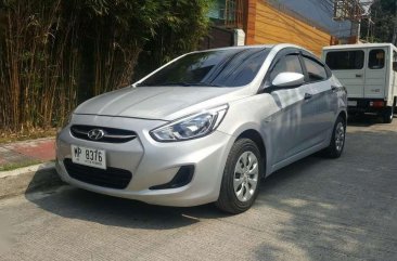 2016 Hyundai Accent Manual Silver For Sale 