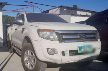 2013 FORD RANGER XLT Manual Transmission Cool White for sale