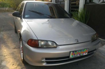 Honda Civic Lx 1994 SIlver Sedan For Sale 