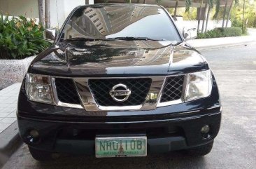 2009 Nissan Navara 4x4 AT Pick-up Black For Sale 