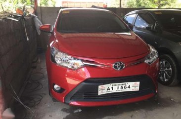 2017 Vios 13 E Red Mettalic Manual Tranny