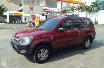 2002 Honda CRV Gen 2 Manual Red SUV For Sale 