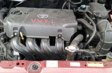 Toyota Vios Manual 2005 Red Sedan For Sale 