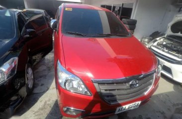 2014 Toyota Innova E Red Manual Transmission for sale