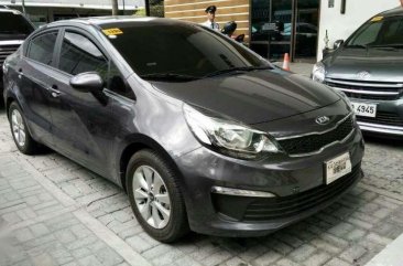 Kia Rio Ex 2016 Gray Sedan FOR SALE