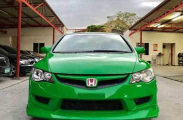 2007 Honda Civic S AT Green Sedan For Sale 