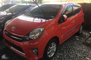 2015 Toyota Wigo G Red Automatic Transmission for sale