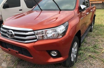 2016 Toyota Hilux 2.4 G 4x2 Diesel AT Orange For Sale 