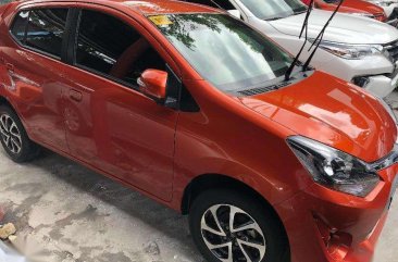 2017 Toyota Wigo 1.0 G Automatic Orange FOR SALE