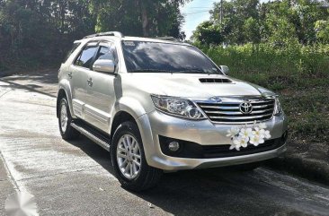 Toyota Fortuner 4x2 2013 Silver SUV For Sale 