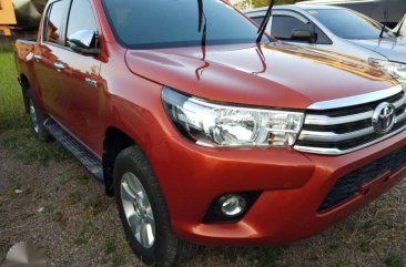 2016 Toyota Hilux 4x2 G automatic ORANGE FOR SALE