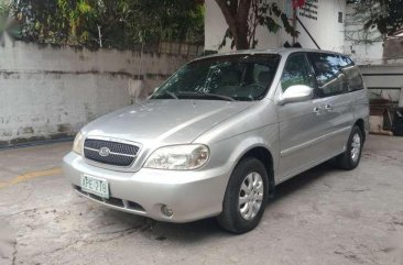 Kia Sedona 2005 Well Maintained Silver For Sale 