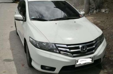 2013 Honda City 1.5 E AT White Sedan For Sale 